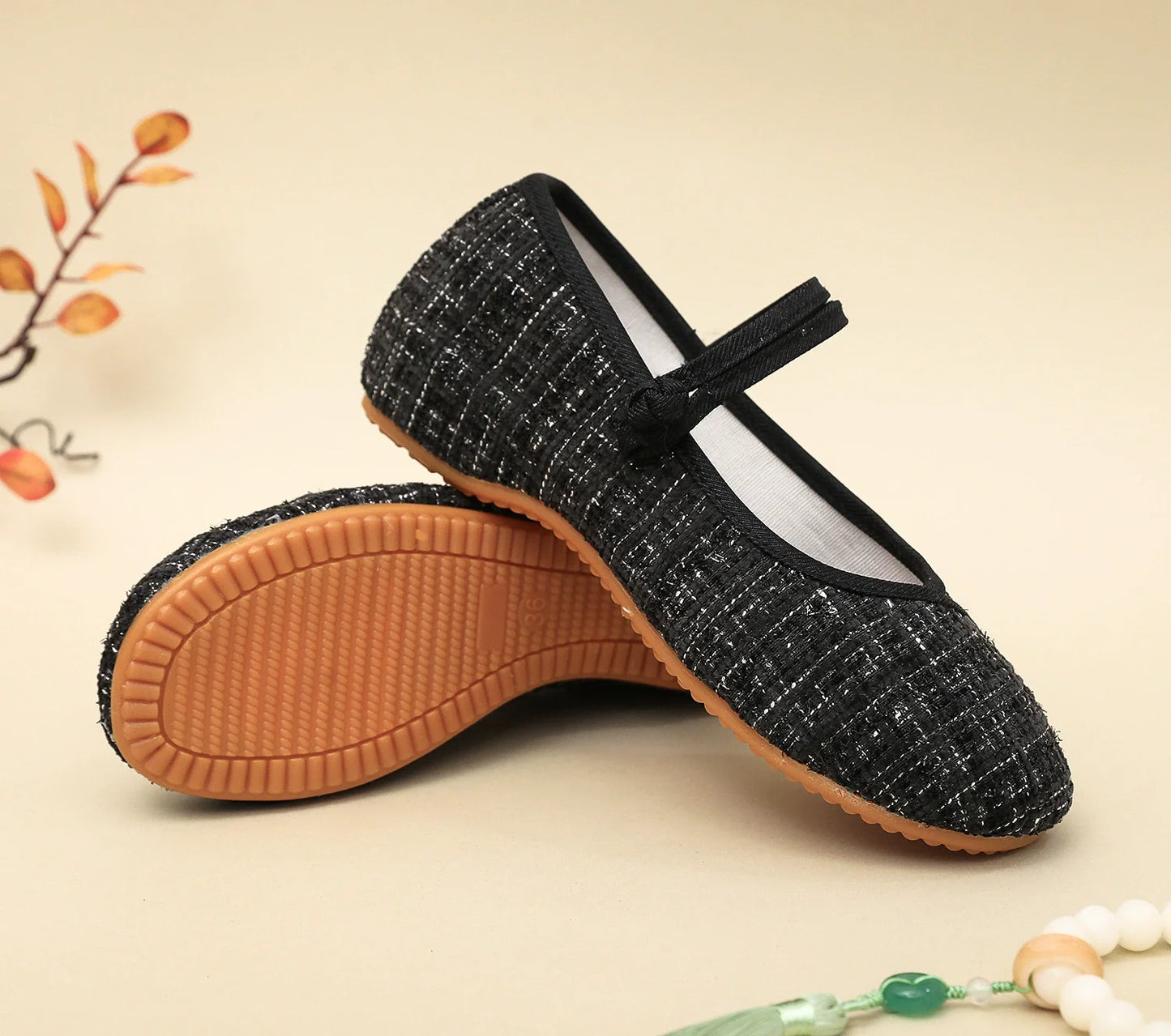 Glitter - Classic Tweed Shoes for Women