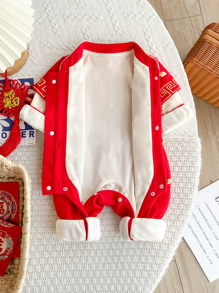 Oriental - Chinese New Year Festival Baby Onesies for Boys and Girls