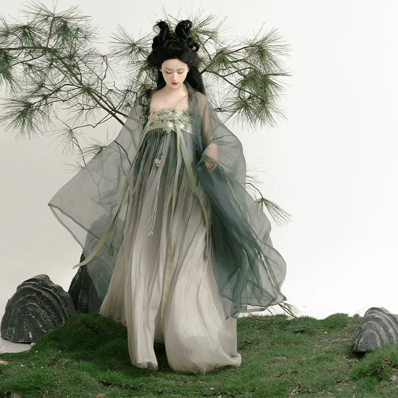 Mountain Mist 山雾 - Tang Dynasty Style Qixiong Ruqun