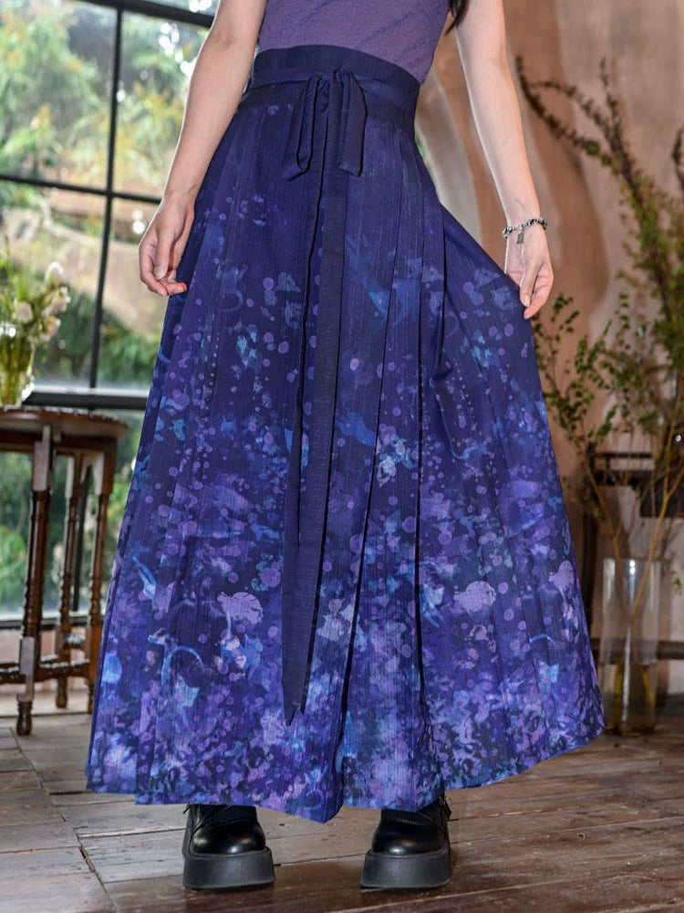 Drama Spring 戏春绡 - New Chinese Style Summer Printed Mamianqun