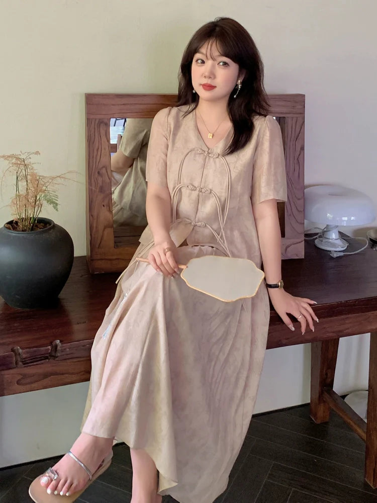 Deanne - New Chinese Style Cheongsam Matching Set