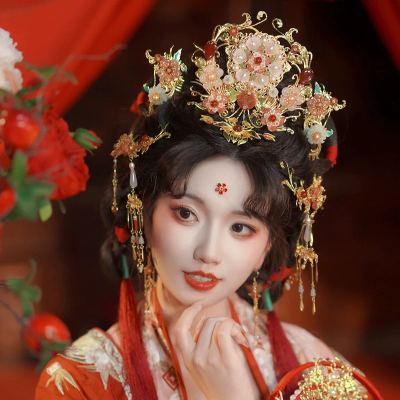 Chinese Wedding Hair Accessories: Happy Love