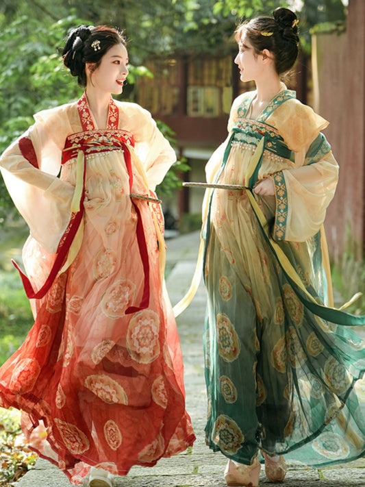 Dream Back to Tang - Tang Dynasty Style Qixiong Ruqun