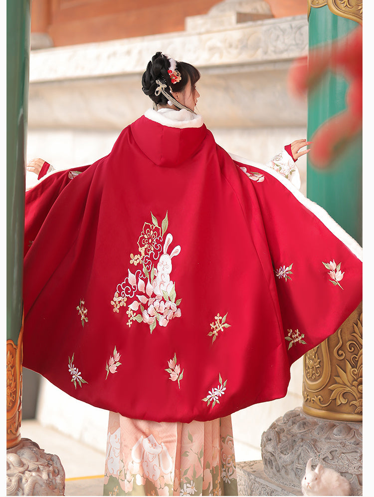 Fortune Rabbit 瑞兔 - Bijia & Mamianqun Ming Dynasty Hanfu Set