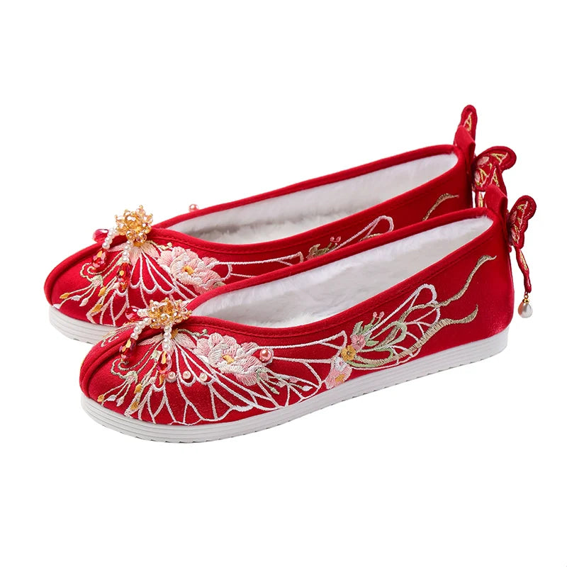 Lila - Embroidered Hanfu Bridal Shoes