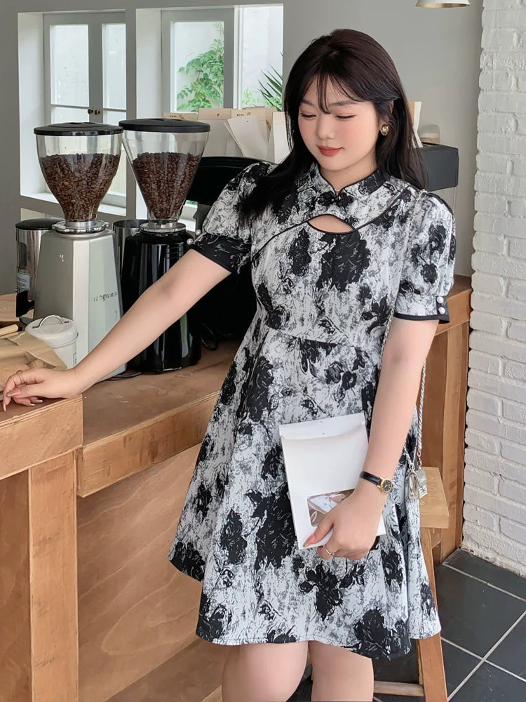 Luna - New Chinese Style Cheongsam Dress