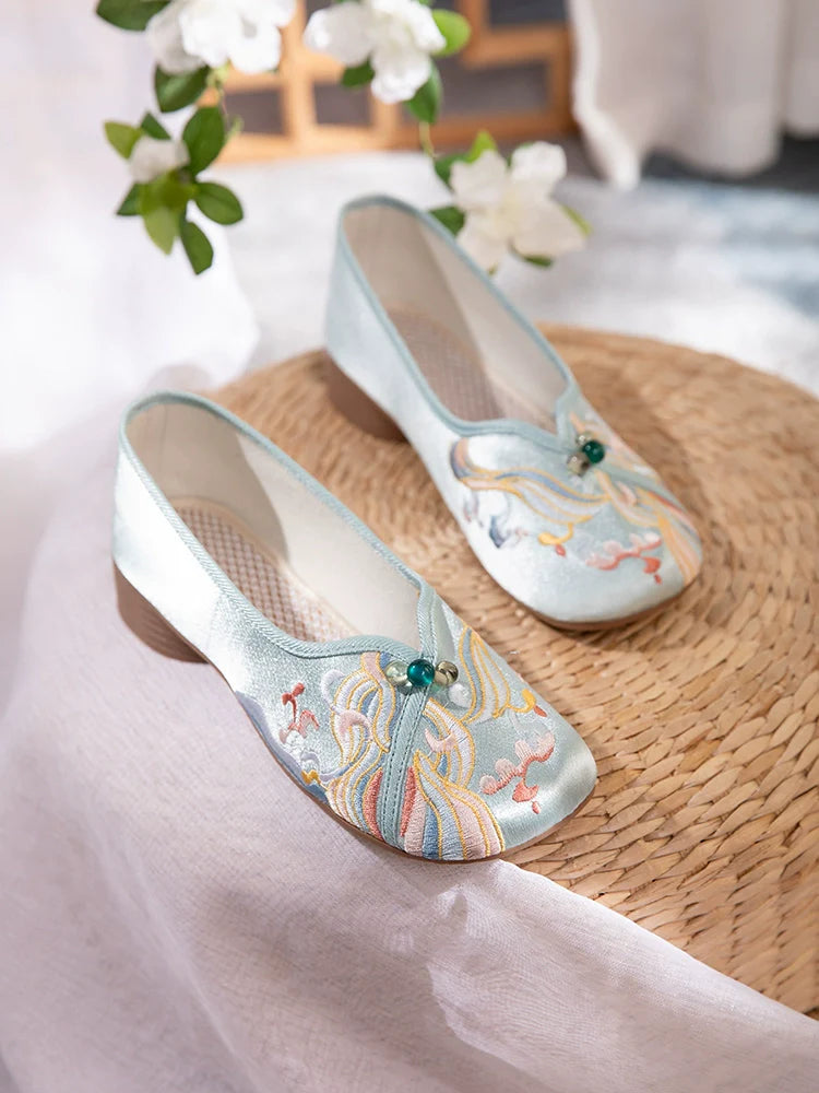 Emma - Embroidered Cheongsam Shoes