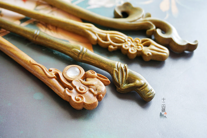 Sandalwood Hair Stick Collection