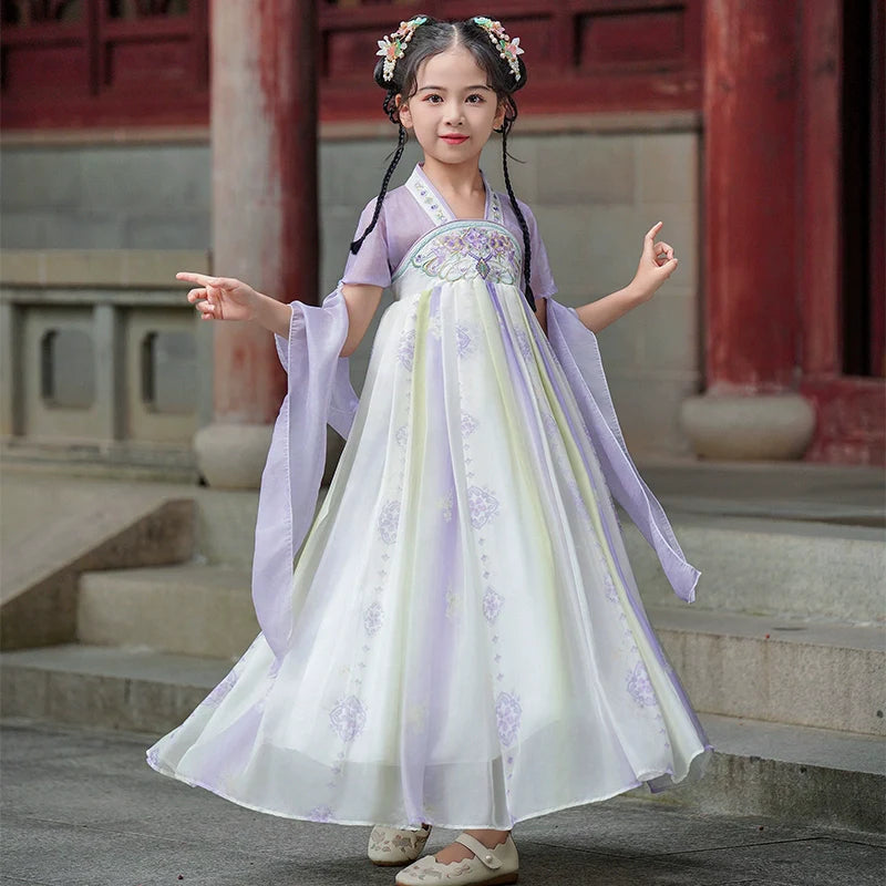 Dazzle - Tang Dynasty Hanfu Dress, Princess Costume for Girls