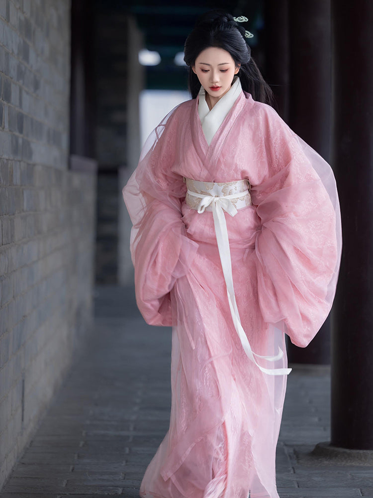 Bubblegum - Warring States and Han Dynasty Straight Hem Robe