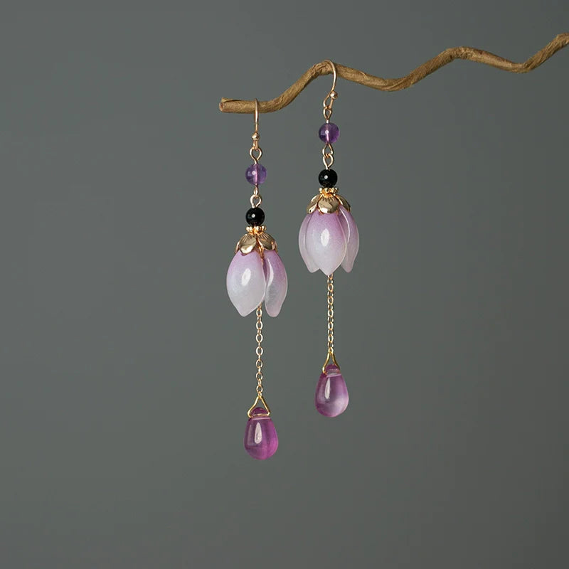 Lily Buds Chinese Style Earrings