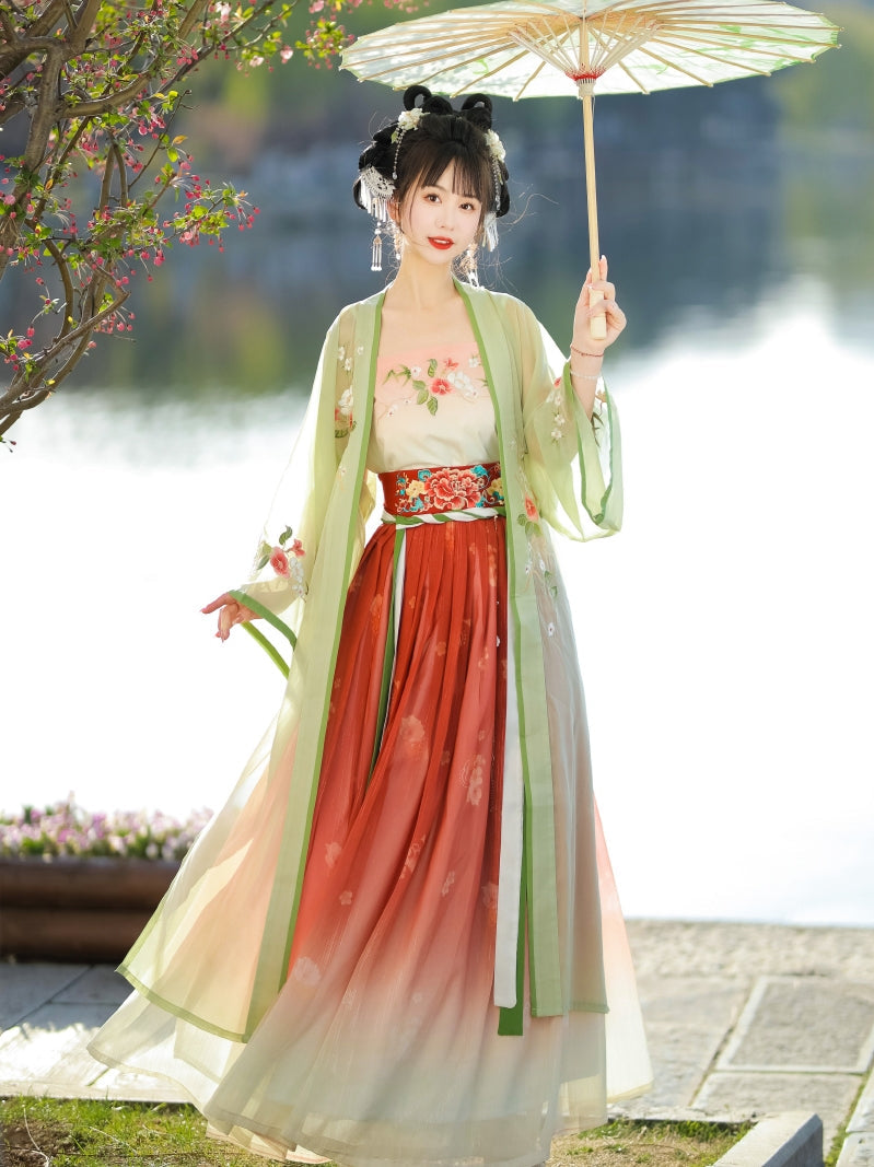 Gardenia - Song Dynasty Style Qiyao Ruqun Hanfu