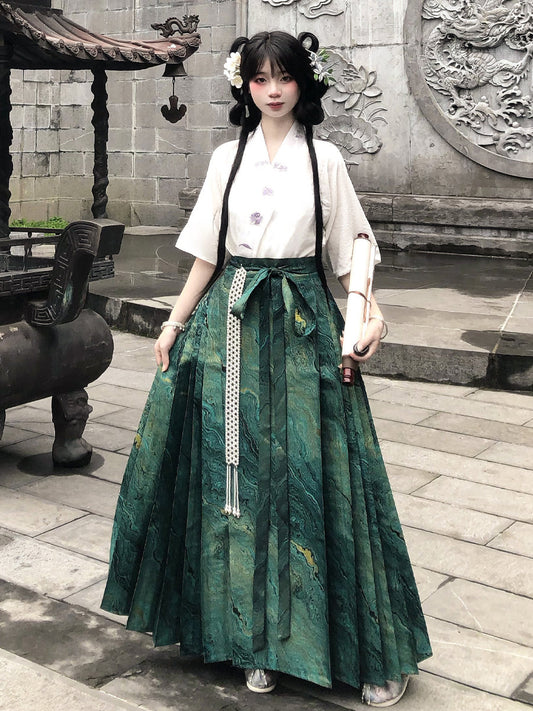 Galaxy 星河 - Plus Size Hanfu Ming Dynasty Mamianqun