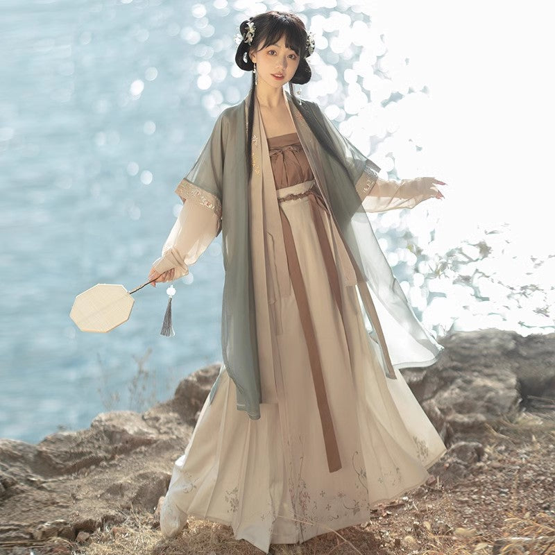 Xi Qingtang - Song Dynasty Style Qiyao Ruqun Hanfu