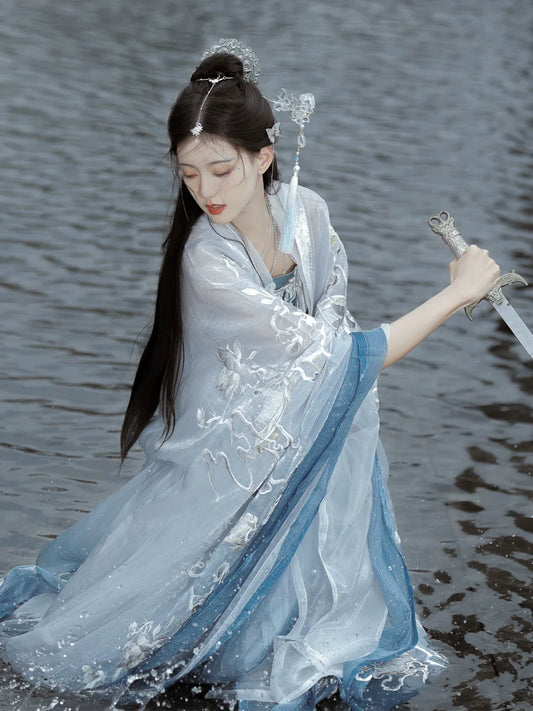 Dragon Queen 龙帝 - Tang Dynasty Style Hanfu Dress Heziqun