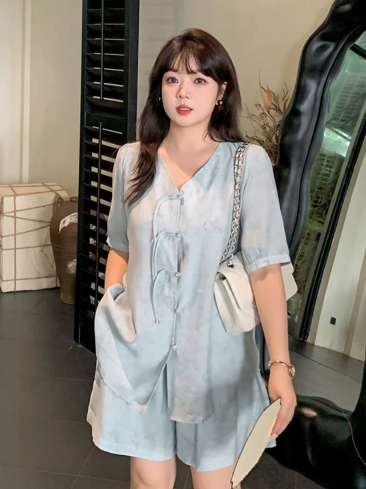 Elle - New Chinese Style Cheongsam Matching Set