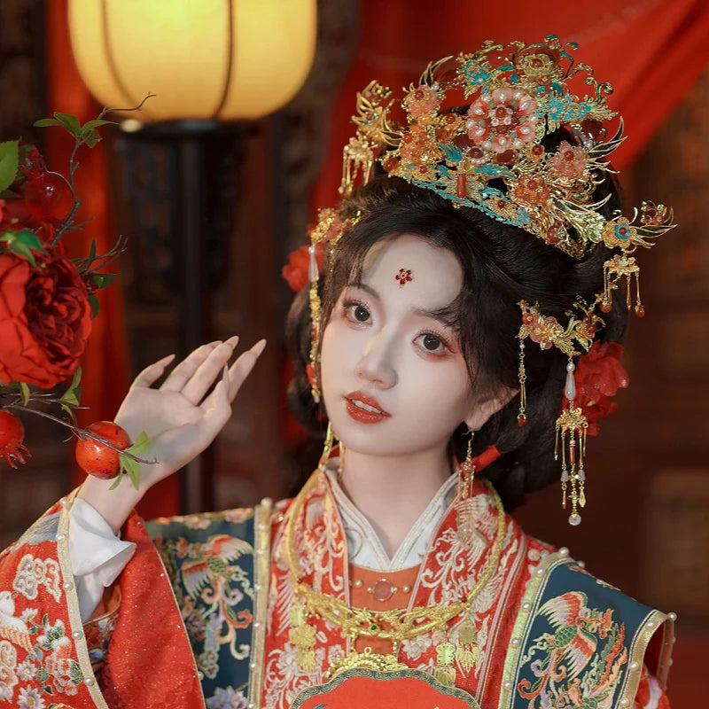 Chinese Wedding Hair Accessories: Jinfeng