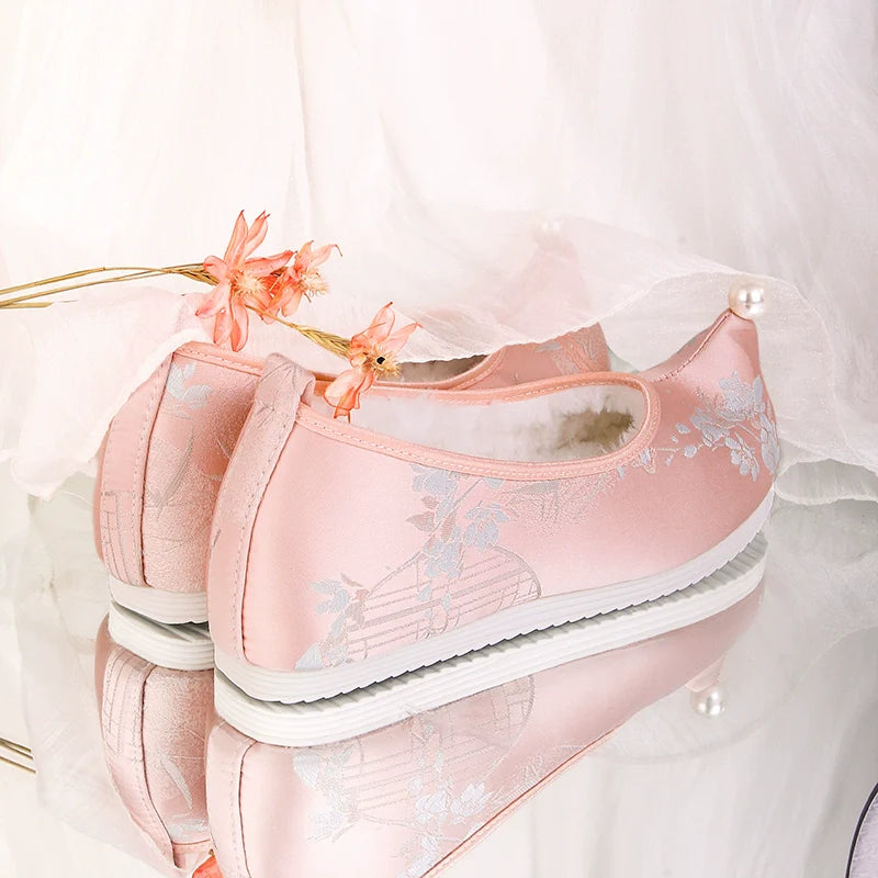 Grace - Chinese Style Brocade Hanfu Shoes