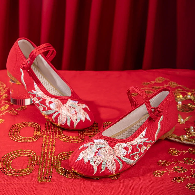 Josephine - Embroidered Hanfu Bridal Shoes