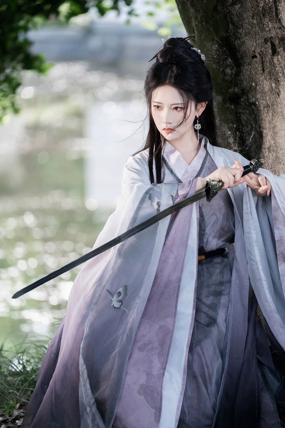 Water Stream 水涧 - Wei Jin Style Qiyao Ruqun