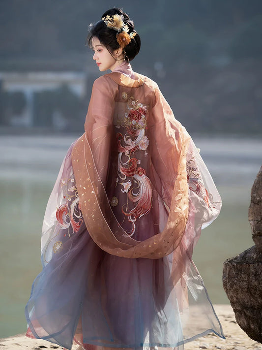 Flower Shadow 花影 - Tang Dynasty Style Qixiong Ruqun