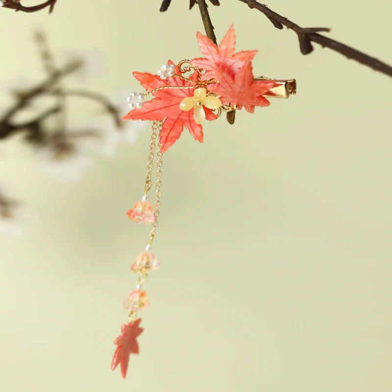 Hair Clip: Maple Frost