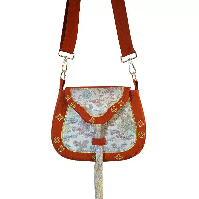 Chinese New Year Crossbody Merchant Bag for Women