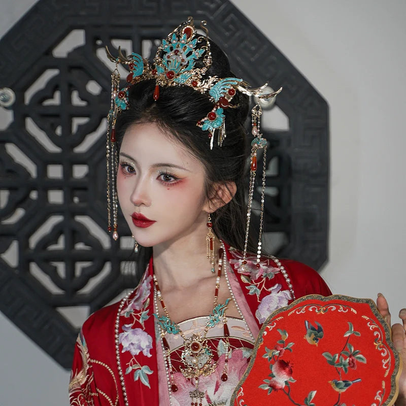 Chinese Wedding Hair Accessories: Magpie Phoenix