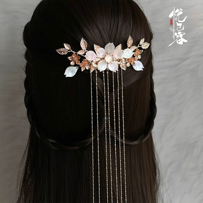 Back Hair Pin: Whispering Shadow