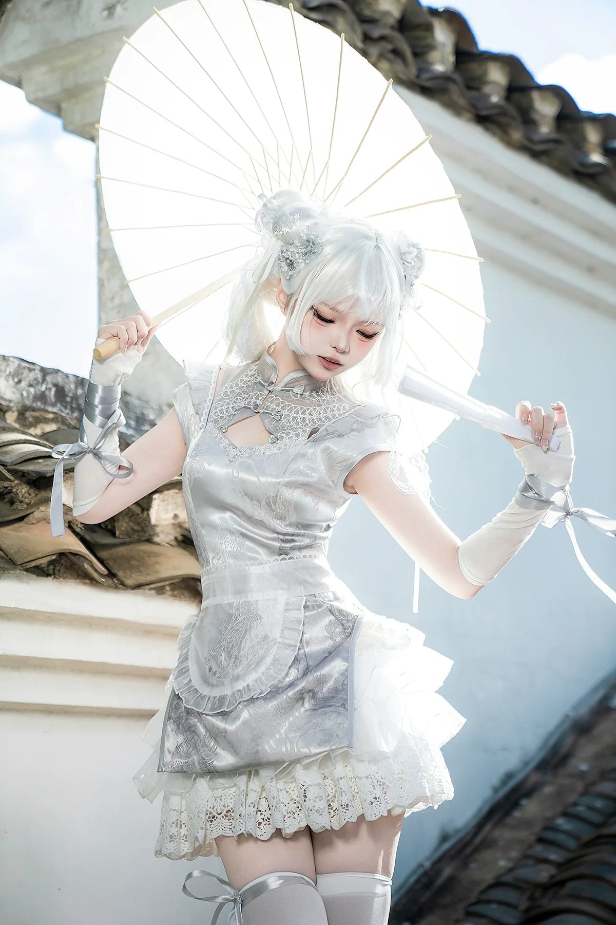 Qi Lolita Chinese Cheongsam Inspired, Moonlight