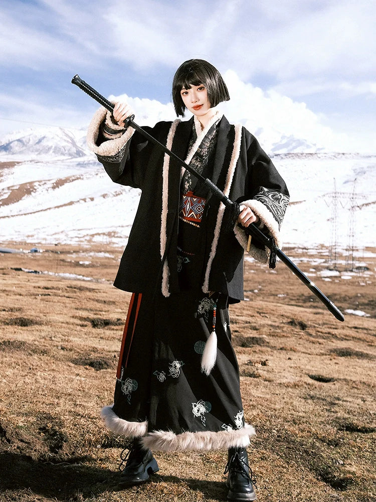 Song Dynasty Hanfu, Qiyao Ruqun, Cangxuan 苍弦