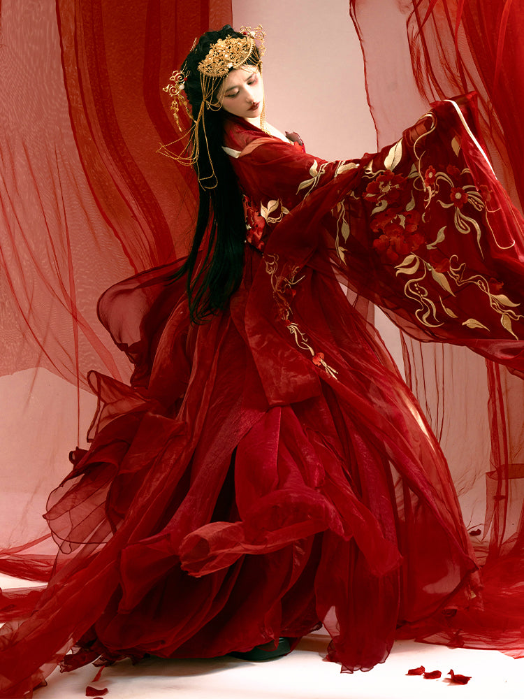 Lost You Forever 长相思 - Tang Dynasty Style Hanfu Dress Heziqun