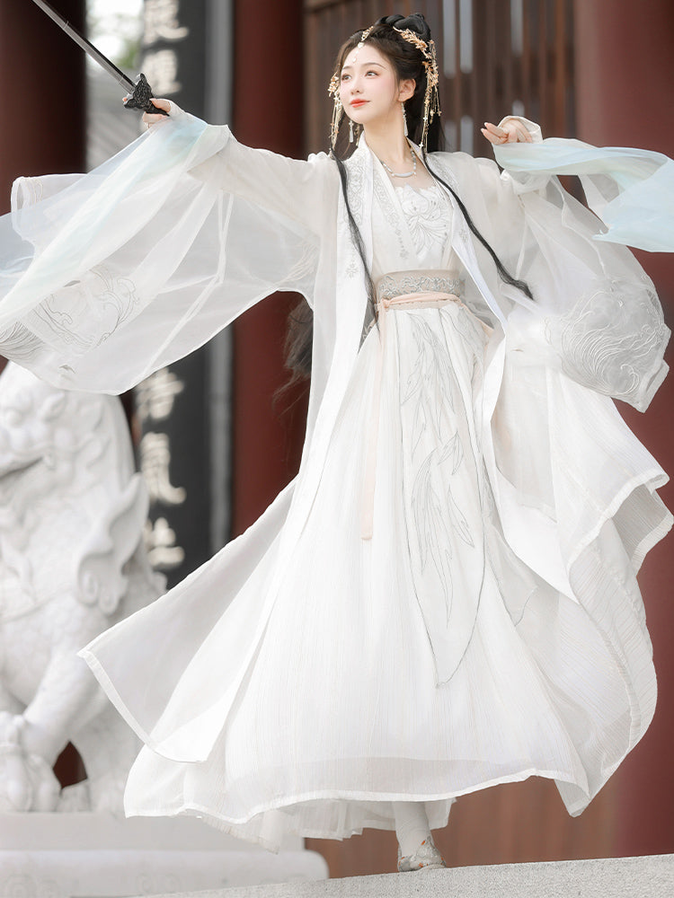 Pearl Glow 洛金羽 - Song Dynasty Style Qiyao Ruqun Hanfu