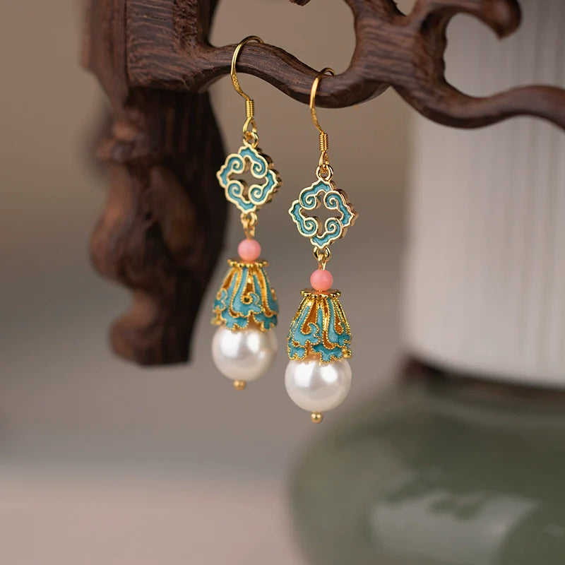 Antique Lady Chinese Style Earrings