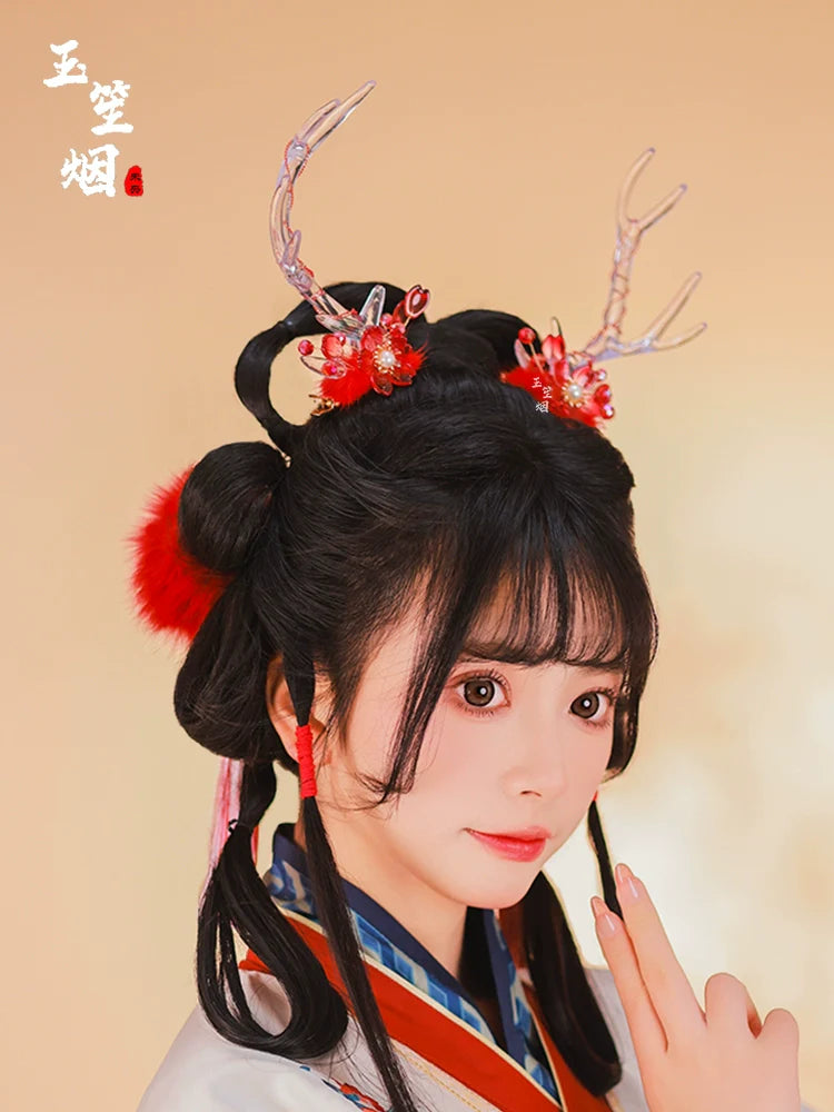 Hair Clips: Festive Dragon