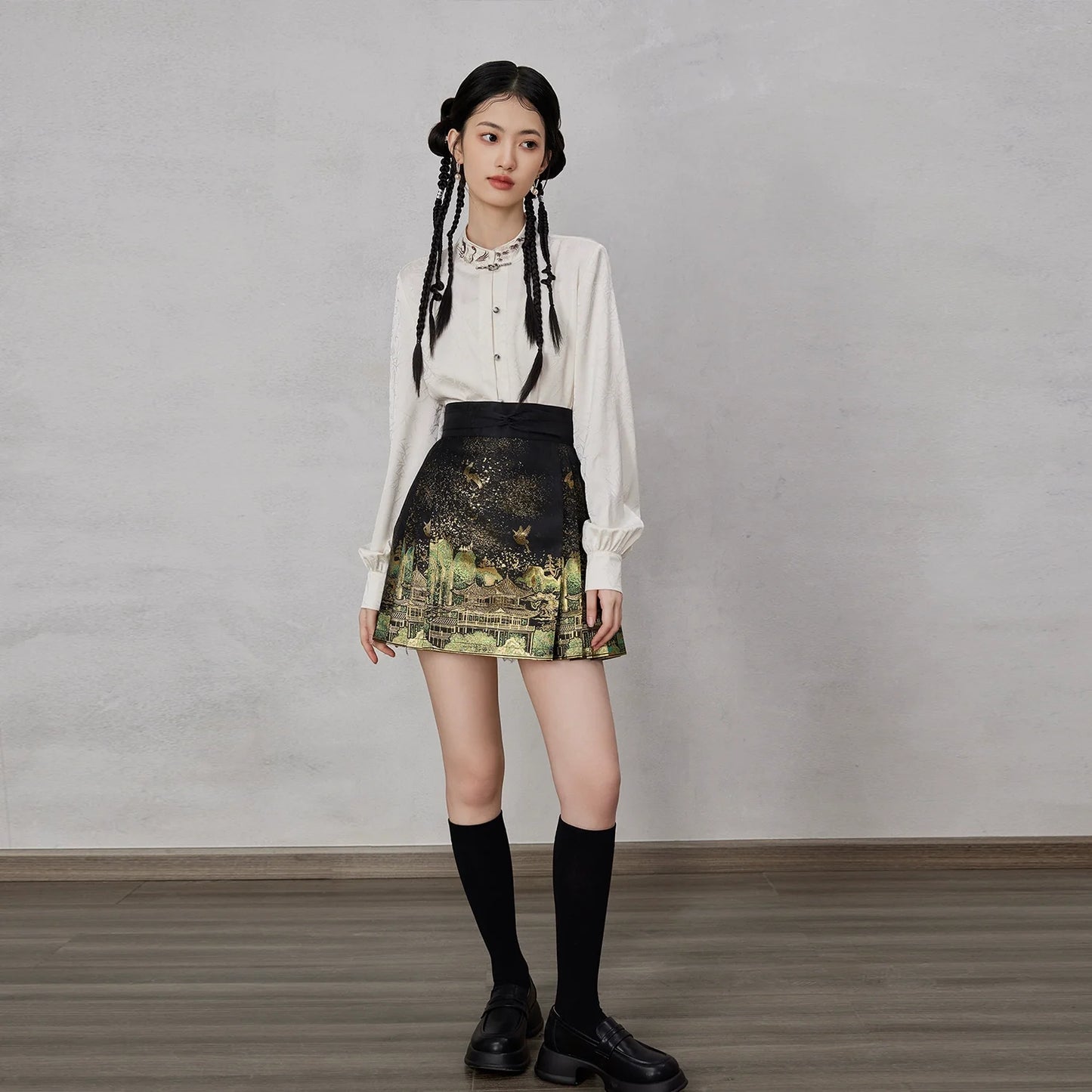 Ming Dynasty Modern Hanfu, Mamianqun, Penglai Immortal 蓬莱仙 (Preorder)