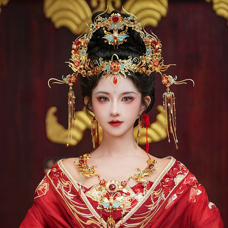 Chinese Wedding Hair Accessories: Phoenix Dance