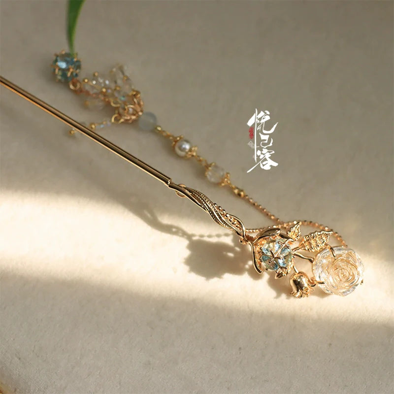 Hair Pin: Rose Covenant