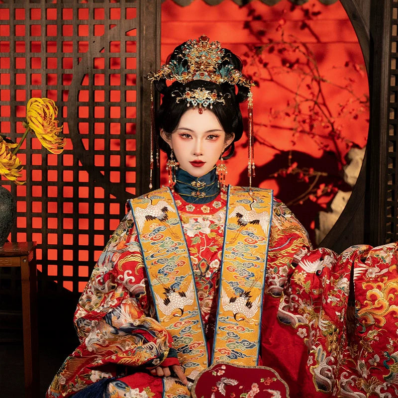 Chinese Wedding Hair Accessories: Ming Huang