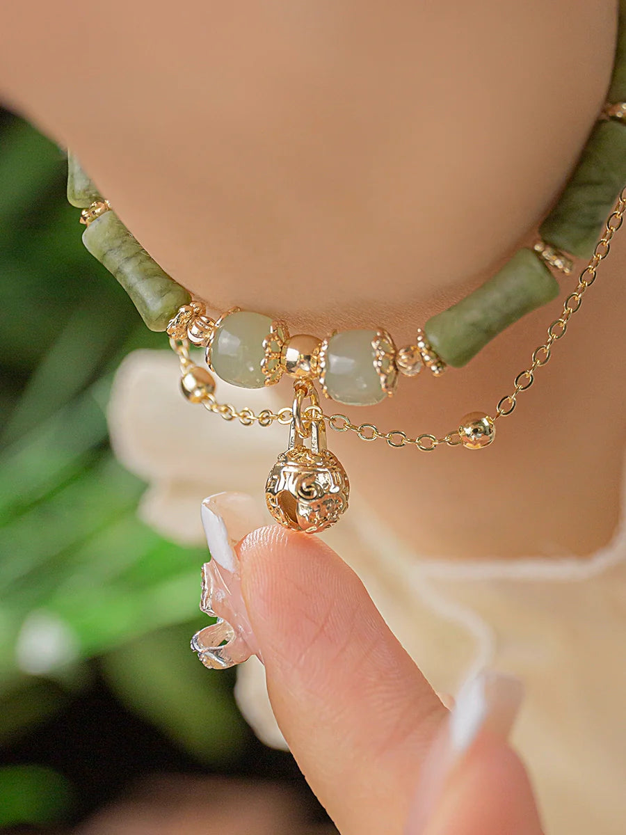 Jade Bamboo Bracelet