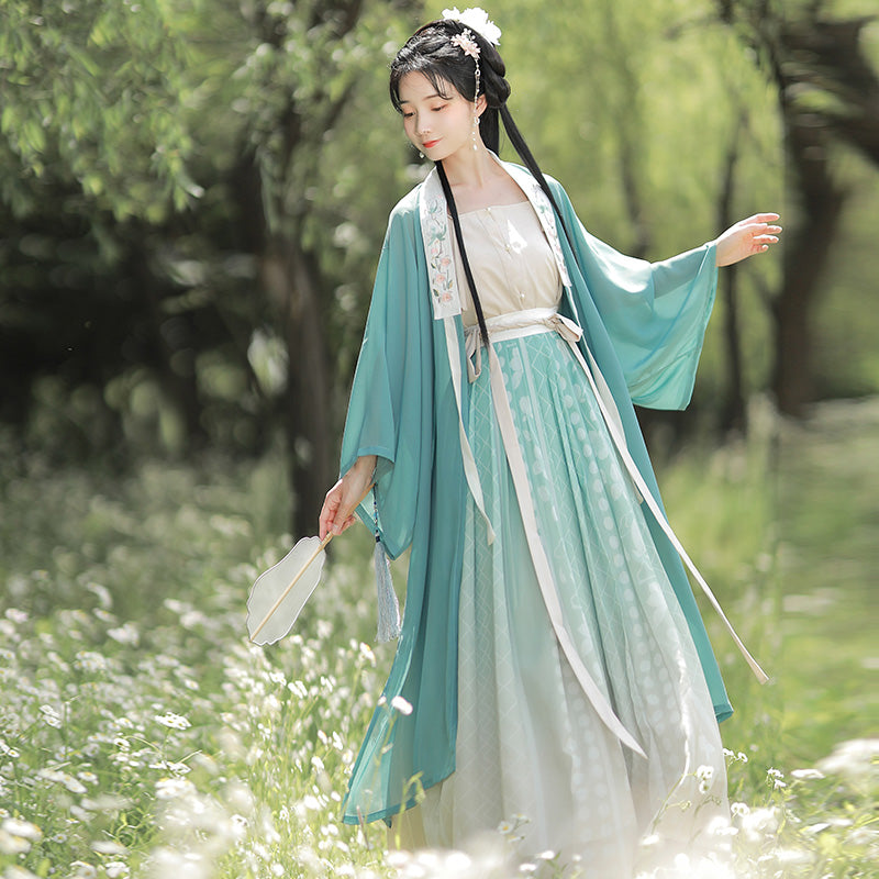 Mo Qingzhu 墨青竹 - Song Dynasty Style Qiyao Ruqun Hanfu