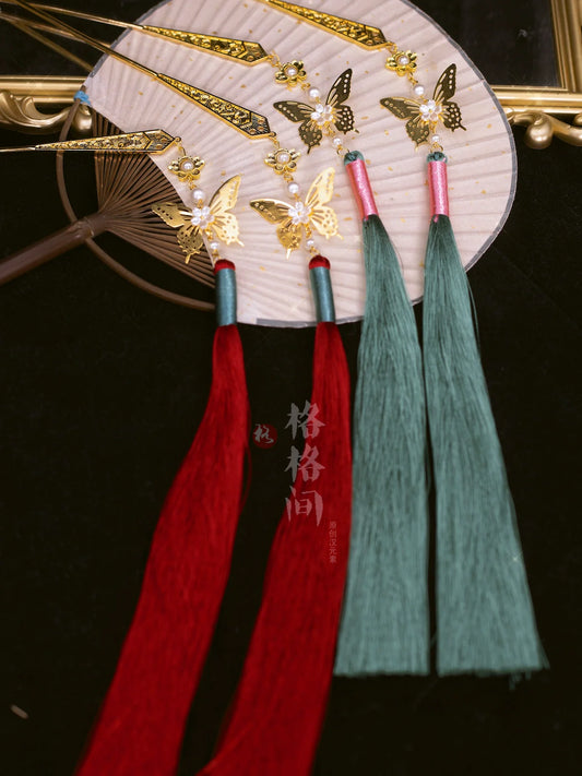 Hair Pins: Painting