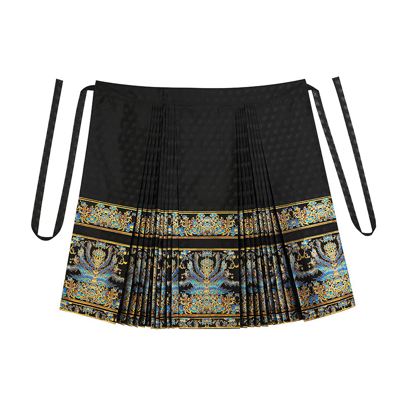 Bingzhi 秉知 - New Chinese Style Zipper Jacket and Mamianqun Set (Preorder)