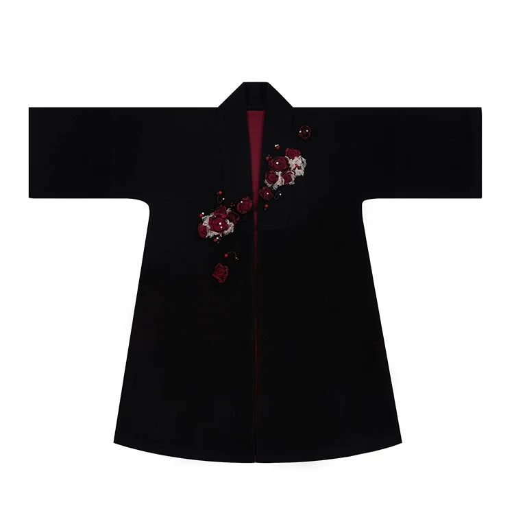 Ming Dynasty Modern Hanfu, Ragdoll Rose 布偶玫瑰