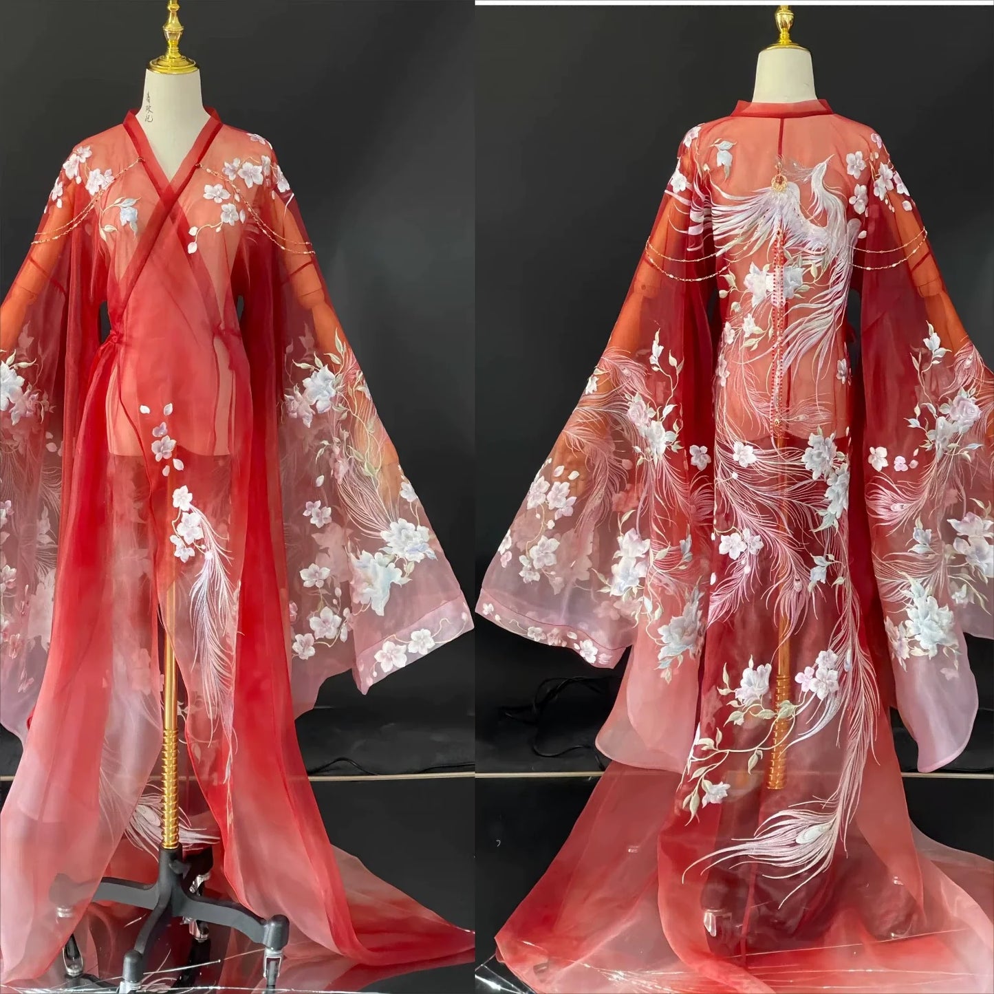 Phoenix - Warring States and Han Dynasty Straight Hem Robe