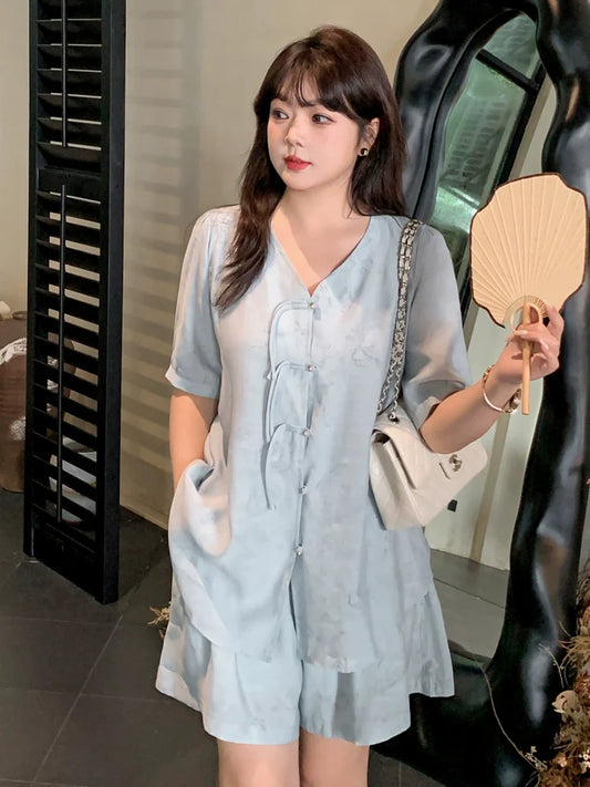 Elle - New Chinese Style Cheongsam Matching Set