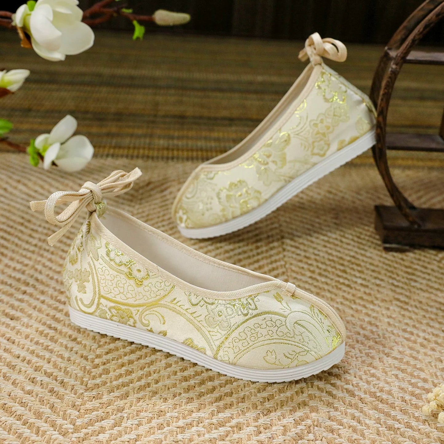 Paige - Traditional Brocade Hanfu Shoes