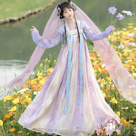 Moon Dyed 月染 - Tang Dynasty Style Qixiong Ruqun