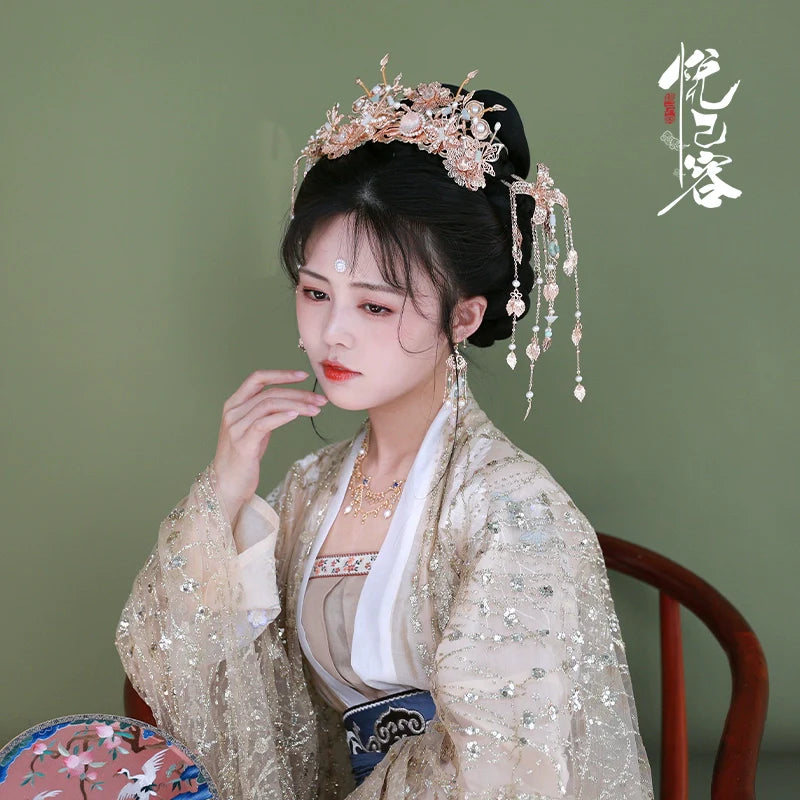 Hanfu Hair Accessories Set: Yunhuali