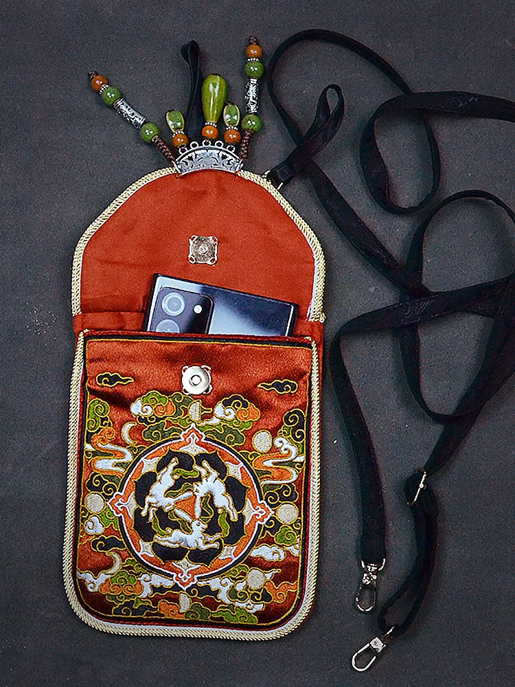 Dunhuang Moon Rabbit Phone Bag for Women